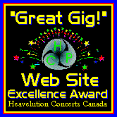 Great Gig Website Excellence Award